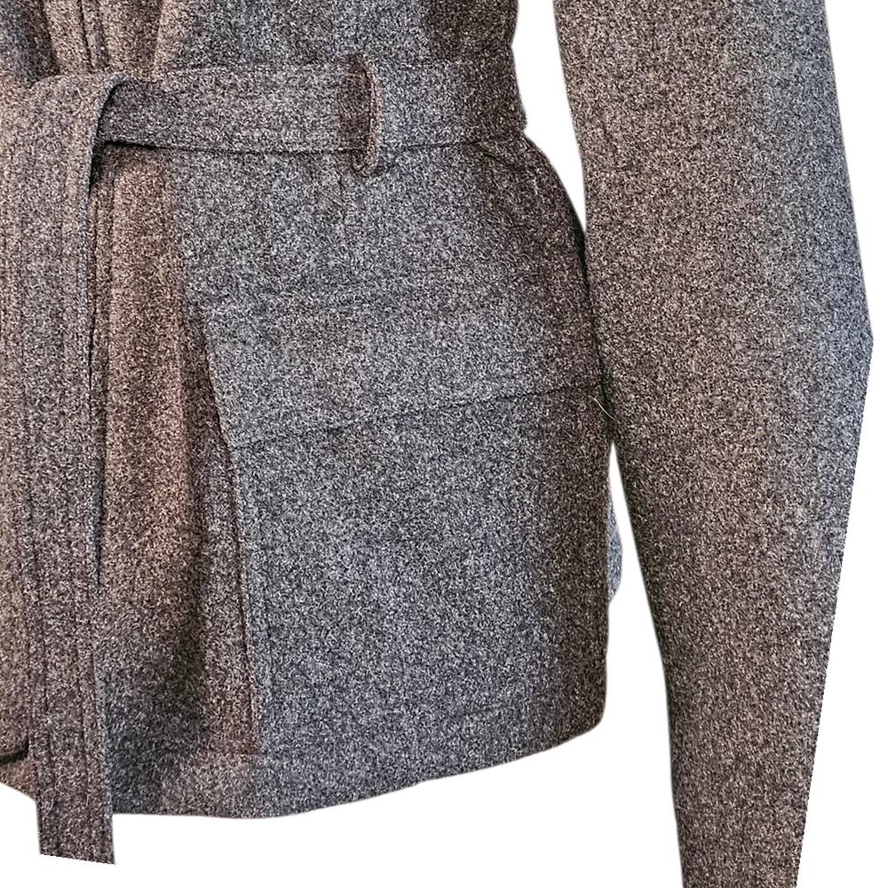 Express Gray Wool Jacket - Picture 6 of 8